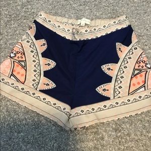 Pattern shorts- size M- high waisted